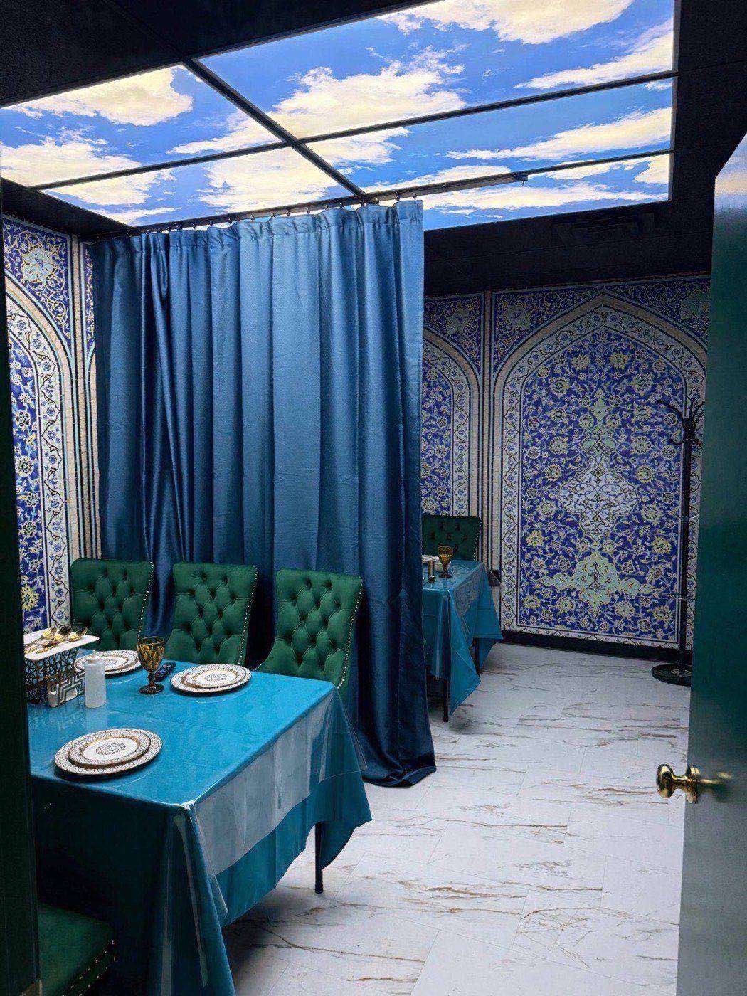 Elegant private family dining space at Silk Road Restaurant