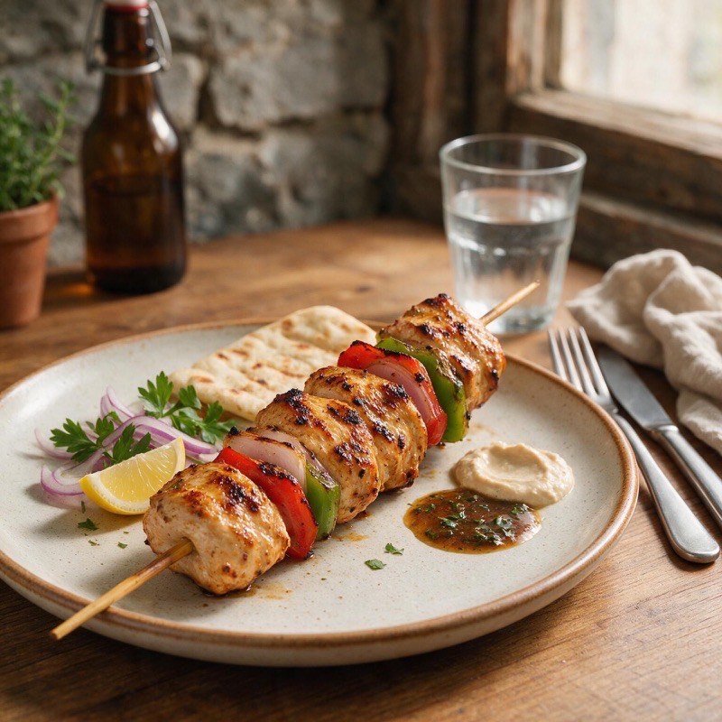 Chicken kebab skewers