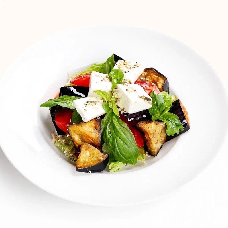 Fried Eggplant Salad