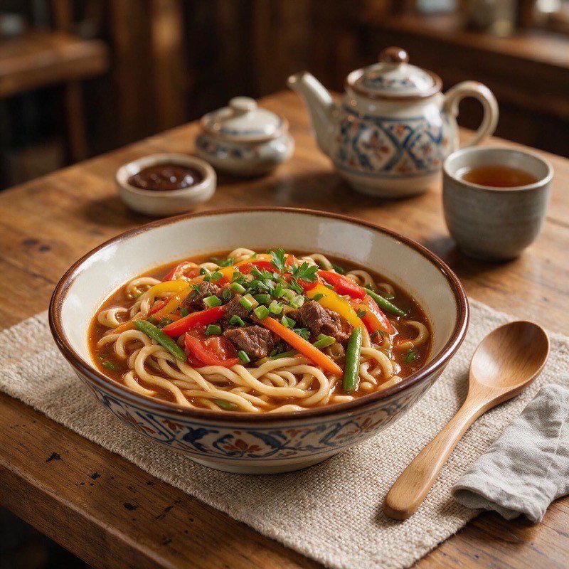 Lagman noodle soup